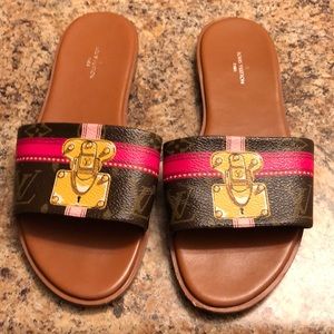 Louis Vuitton sandals. AUTHENTIC & super cute!
